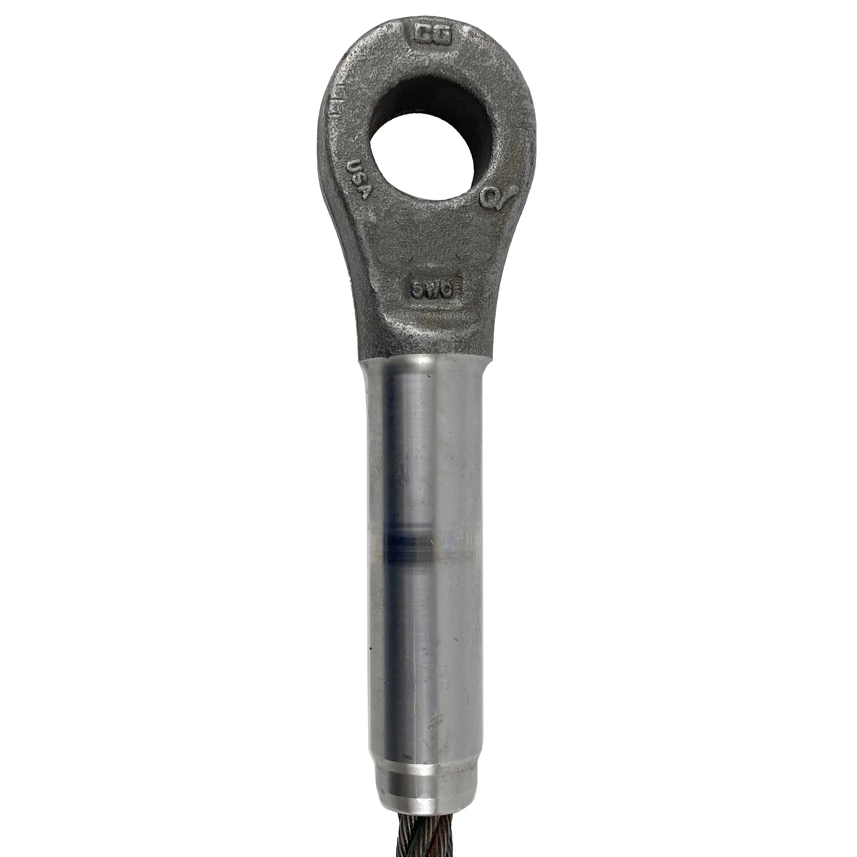 1" x 5' Closed and Closed Swage Socket Wire Rope Sling