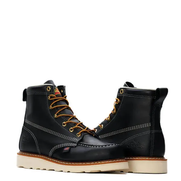 6" Black Moc Toe Non-Safety