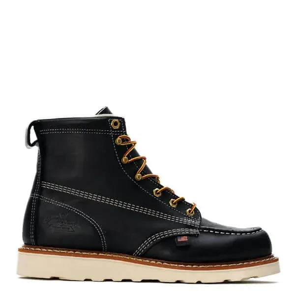 6" Black Moc Toe Non-Safety
