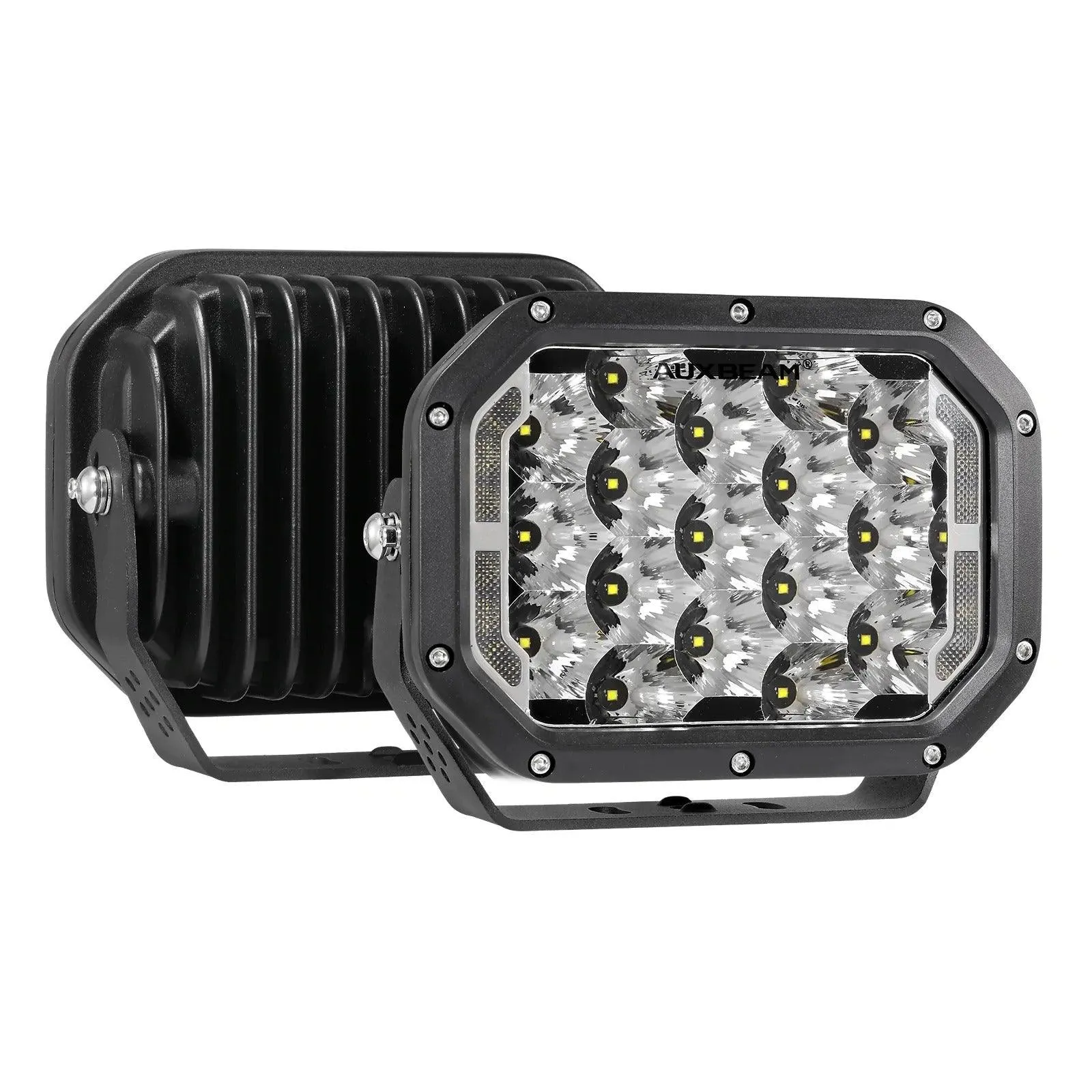 7X5 Inch LED PODS White Driving Lights DRL