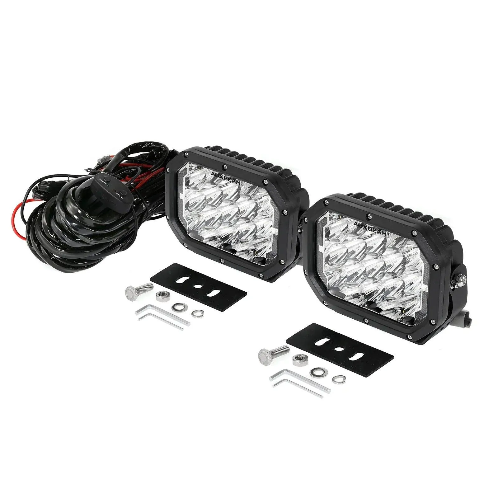 7X5 Inch LED PODS White Driving Lights DRL