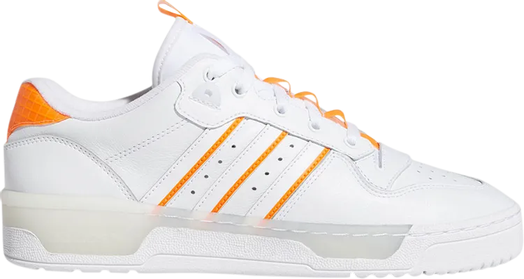 Adidas Rivalry Low 'Solar Orange' Sneakers, orange