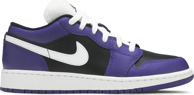 Air Jordan 1 Low GS Black Court Purple