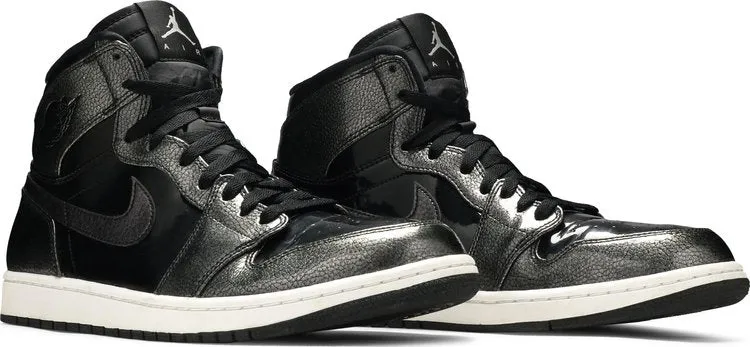 Air Jordan 1 Retro High Black Patent sneakers, black