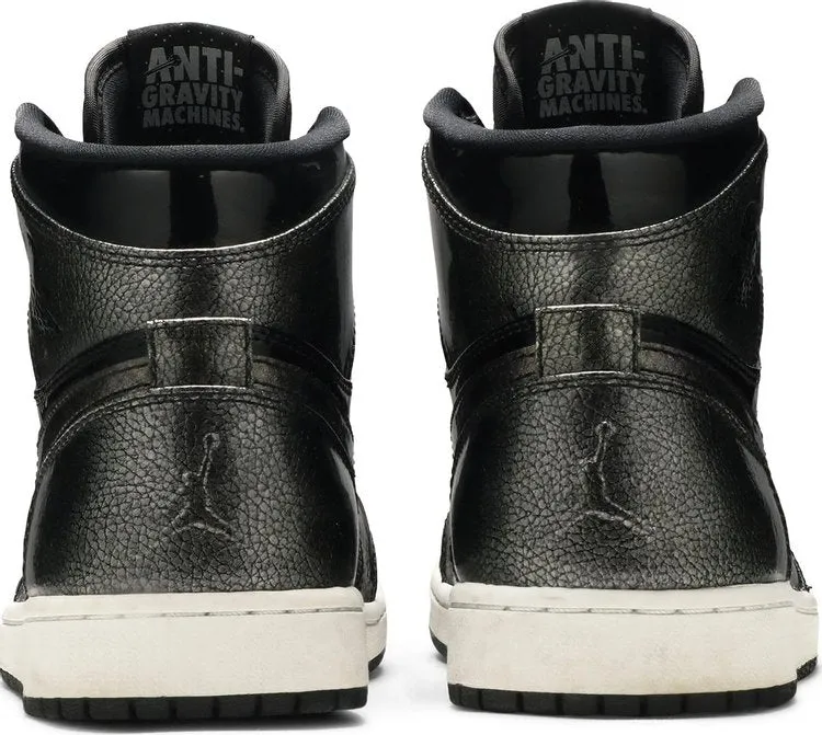 Air Jordan 1 Retro High Black Patent sneakers, black