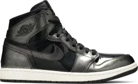 Air Jordan 1 Retro High Black Patent sneakers, black