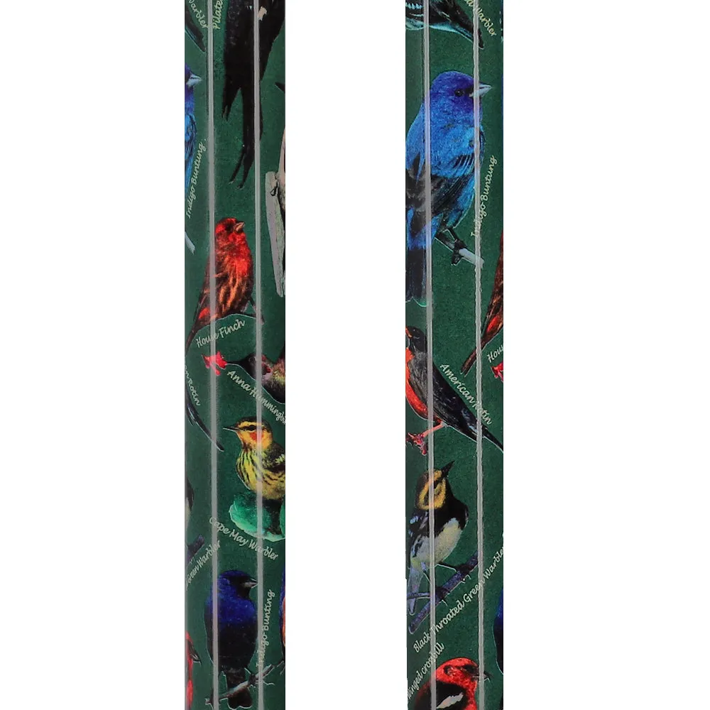 American Songbird Designer Adjustable Derby Walking Cane with Engraved Collar w/ SafeTbase
