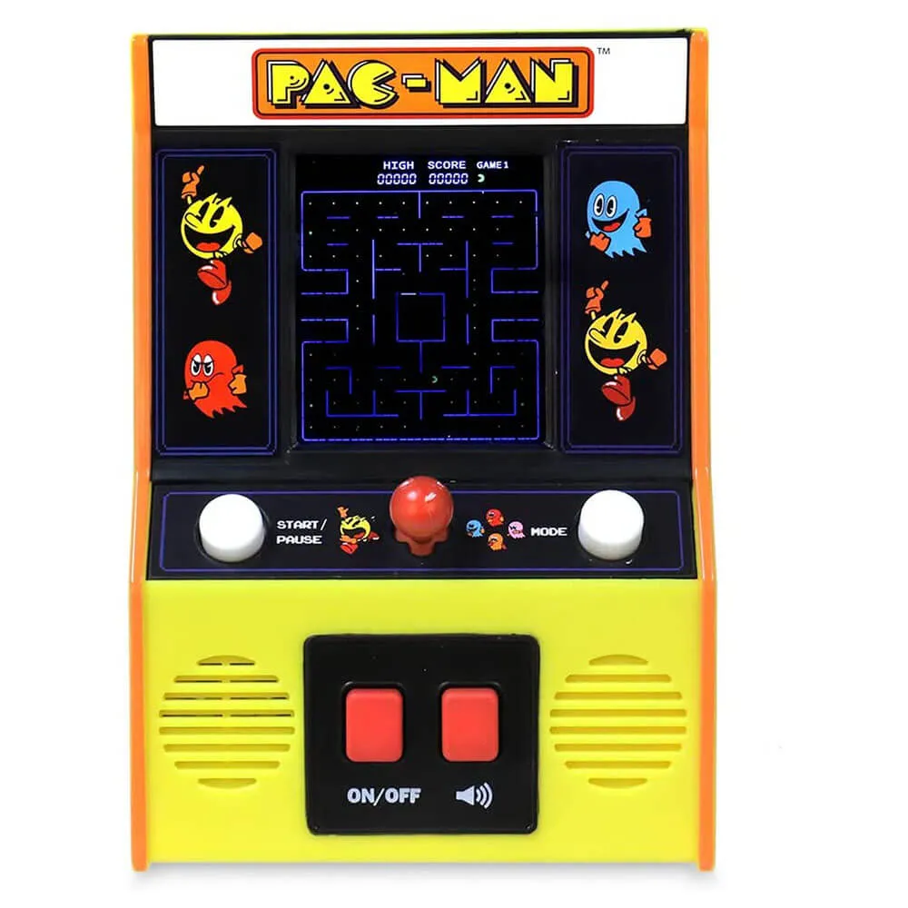Basic Fun Arcade Classics Pac-Man Color LCD Retro Mini Arcade Game
