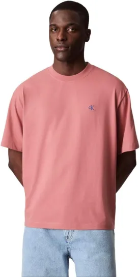 Calvin Klein Men's Relaxed Fit Monogram Logo Crewneck T-Shirt