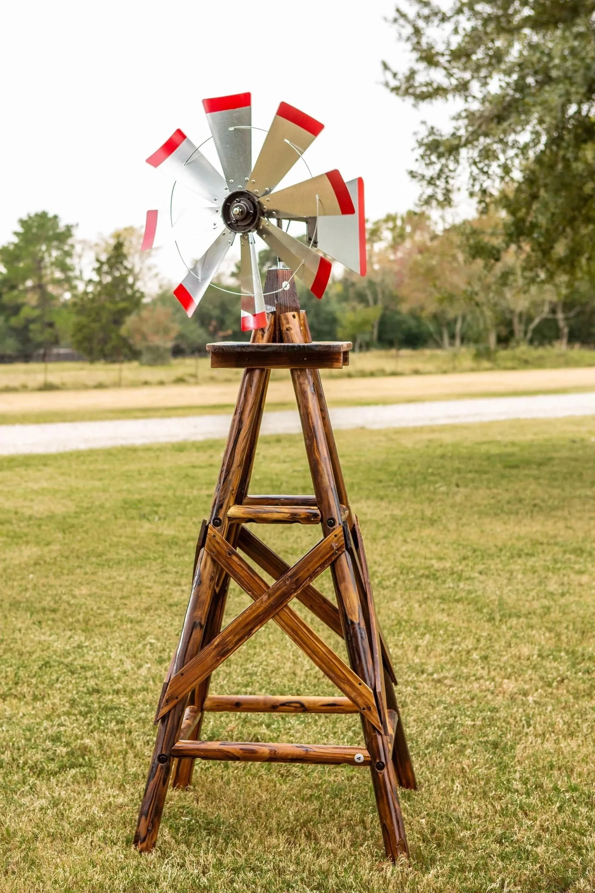 CHAR-LOG RED-TIPPED WINDMILL