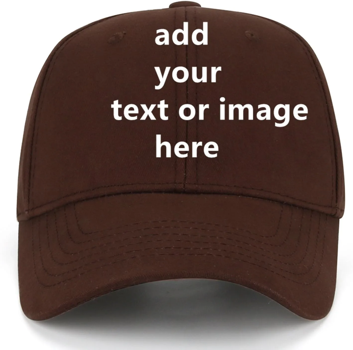 Custom Baseball Cap with Your Text,Personalized Adjustable Trucker Caps Casual Sun Peak Hat for Gifts