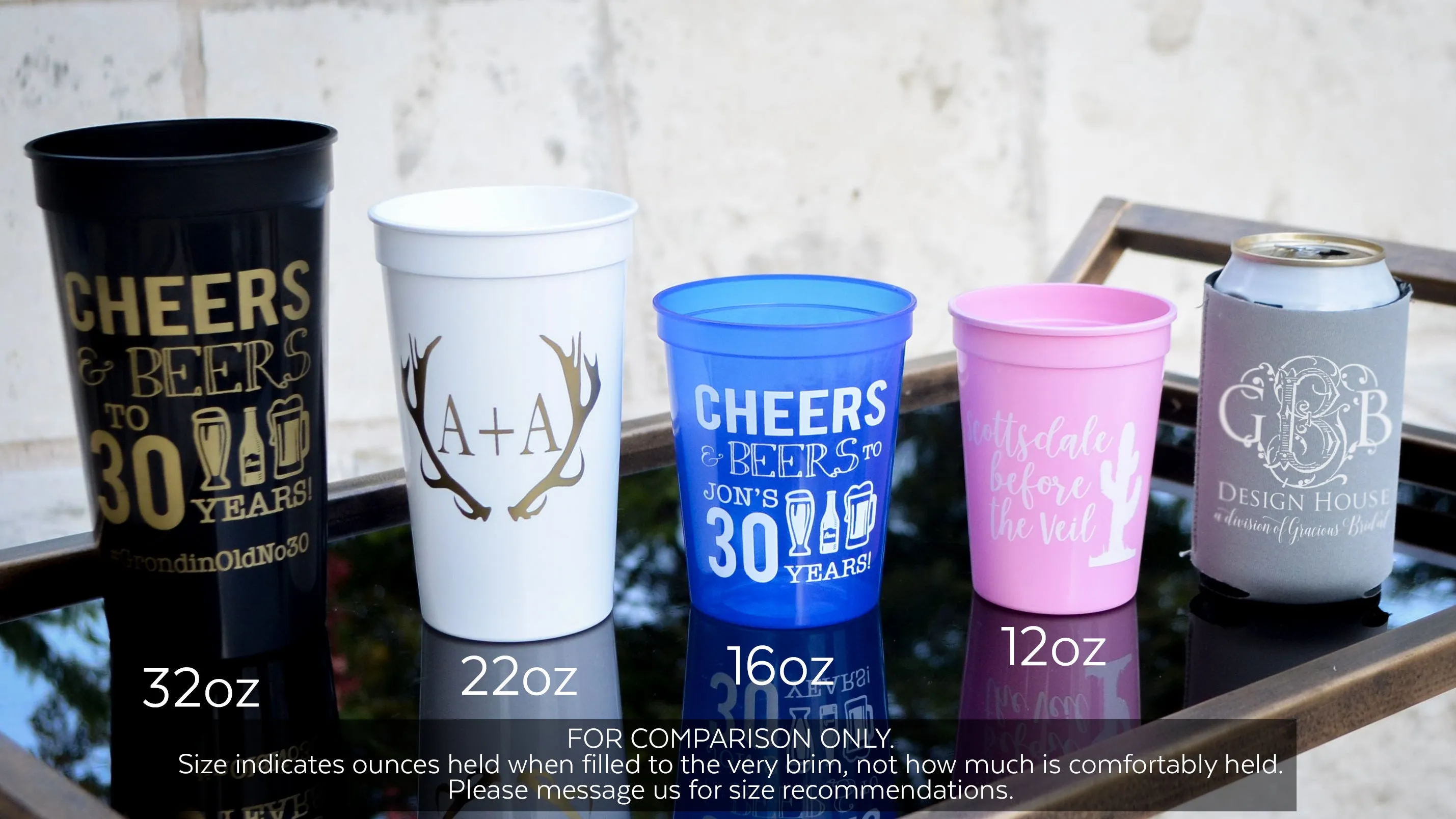 Custom Kentucky Derby Stadium Party Cup