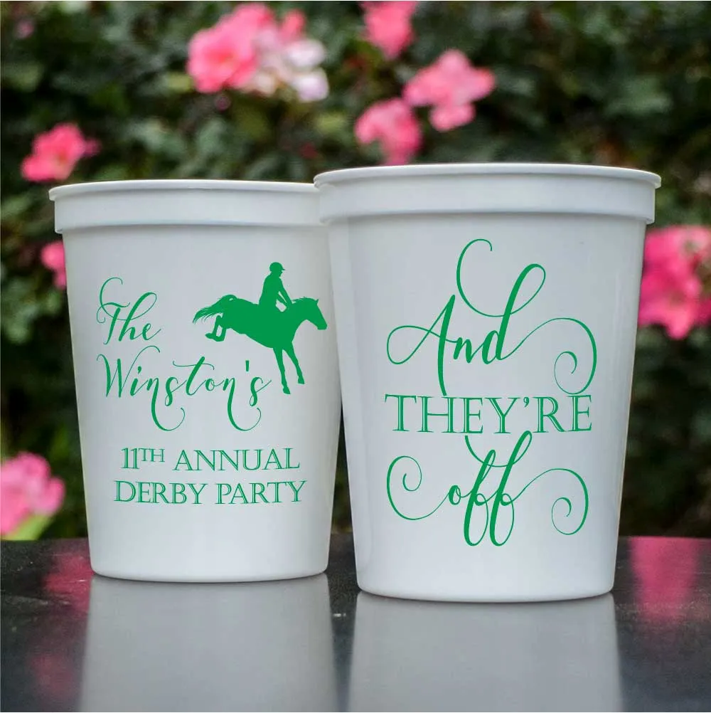 Custom Kentucky Derby Stadium Party Cup