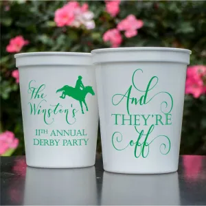 Custom Kentucky Derby Stadium Party Cup