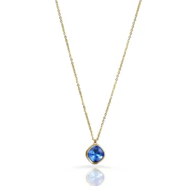 DESIREE SAPPHIRE BIRTHSTONE PENDANT NECKALCE - SEPTEMBER