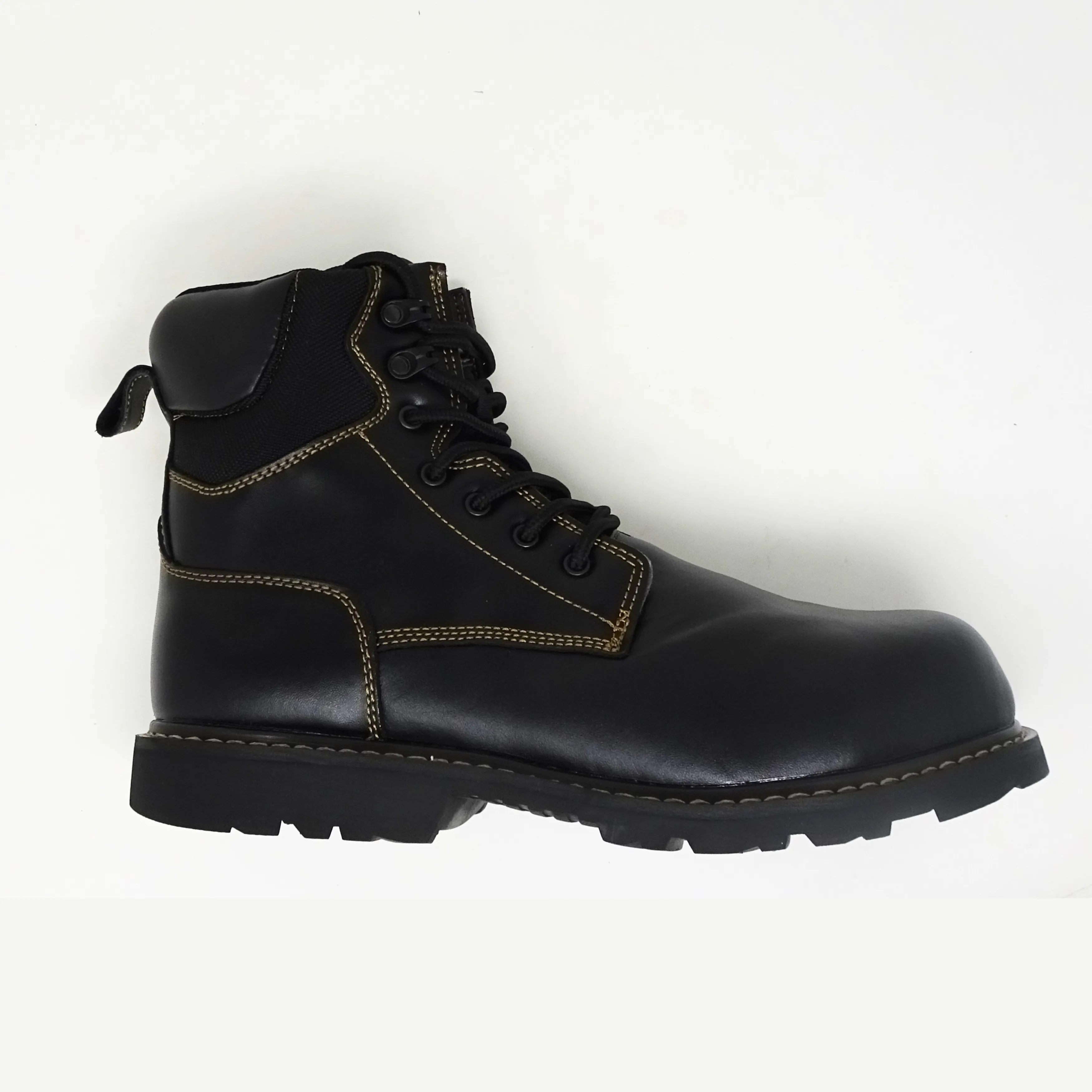 Fitec 6507 Black - Men Oil Resistant Work Boots