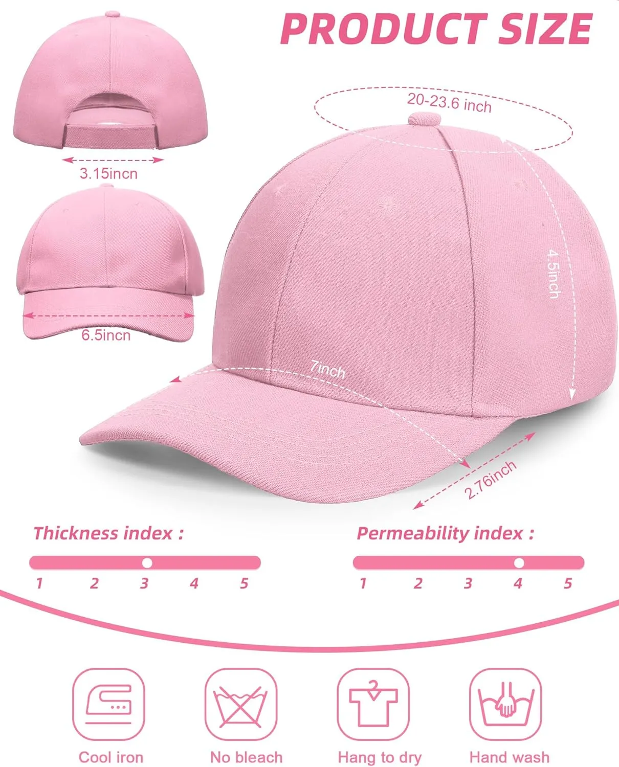 Foaincore 36 Pack Blank Baseball Cap Bulk Adjustable Back Strap Sublimation Hats Plain Unisex Trucker Hat for Men Women