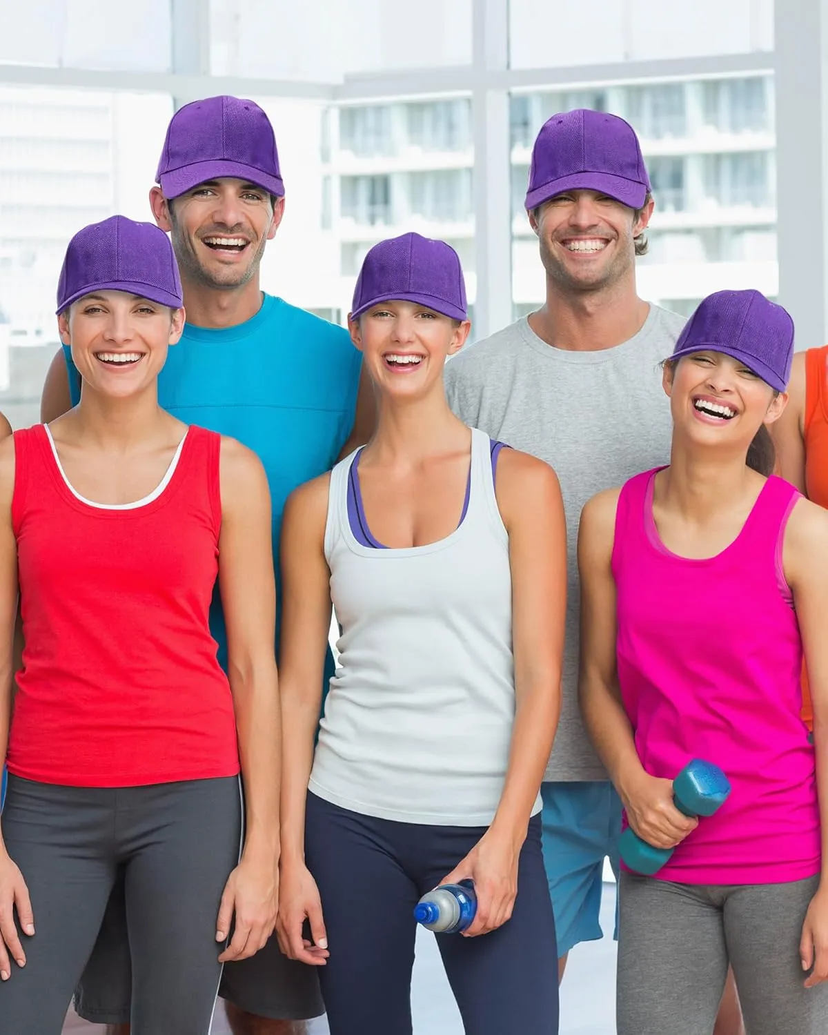 Foaincore 36 Pack Blank Baseball Cap Bulk Adjustable Back Strap Sublimation Hats Plain Unisex Trucker Hat for Men Women