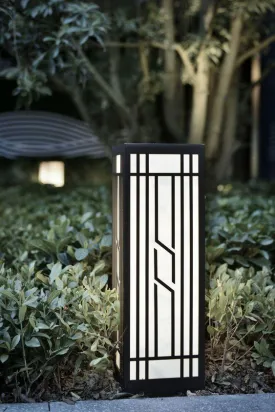 Geometric Monolith Warm White Outdoor Wall Light (XH006)