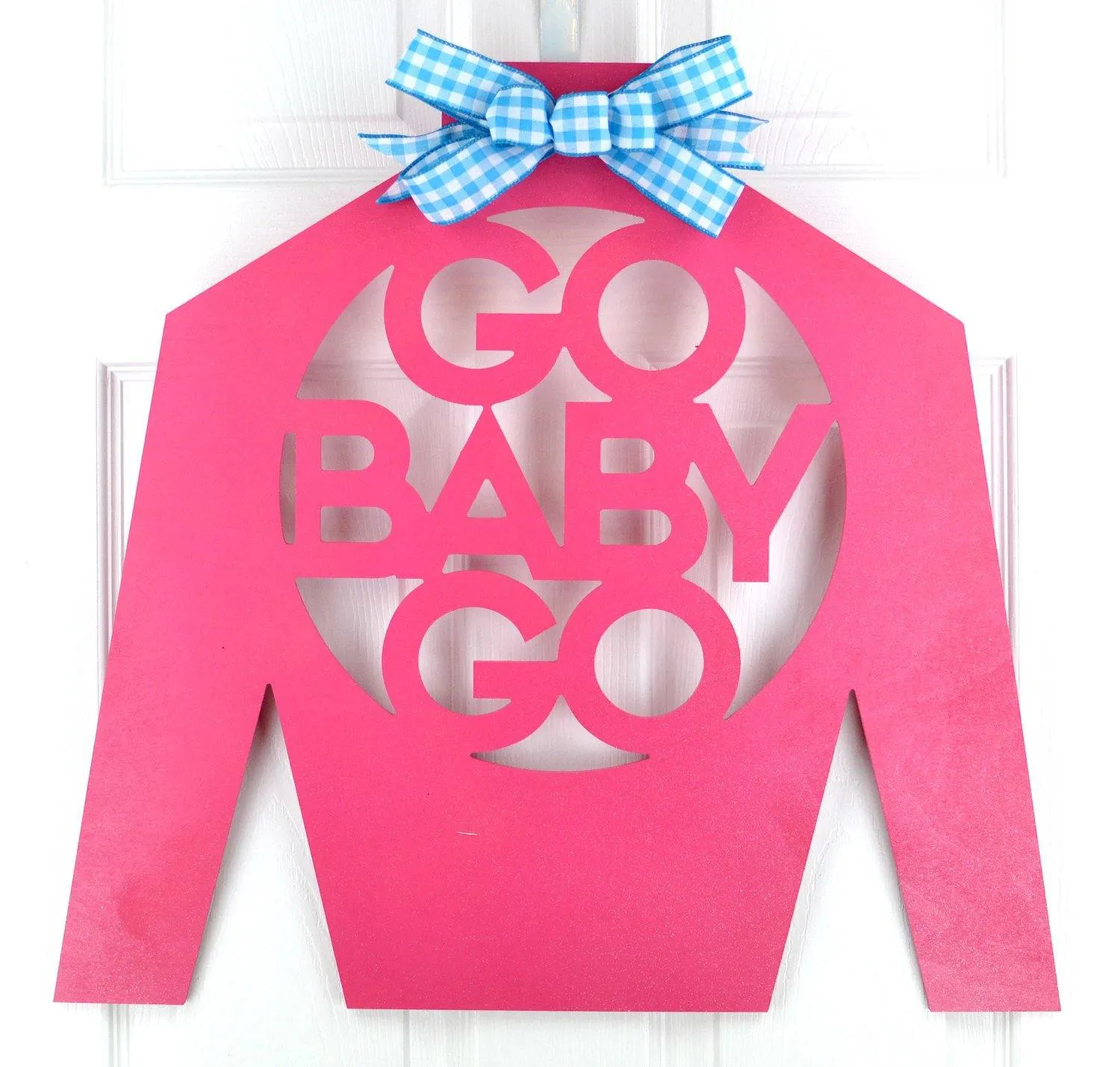 Kentucky Derby Go Baby Go door hanger