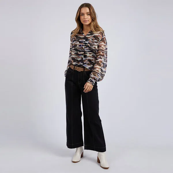 Mala Abstract Blouse - Print