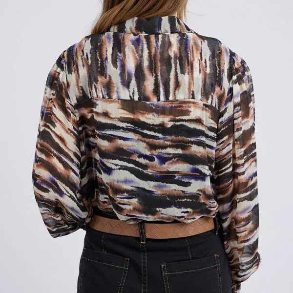 Mala Abstract Blouse - Print