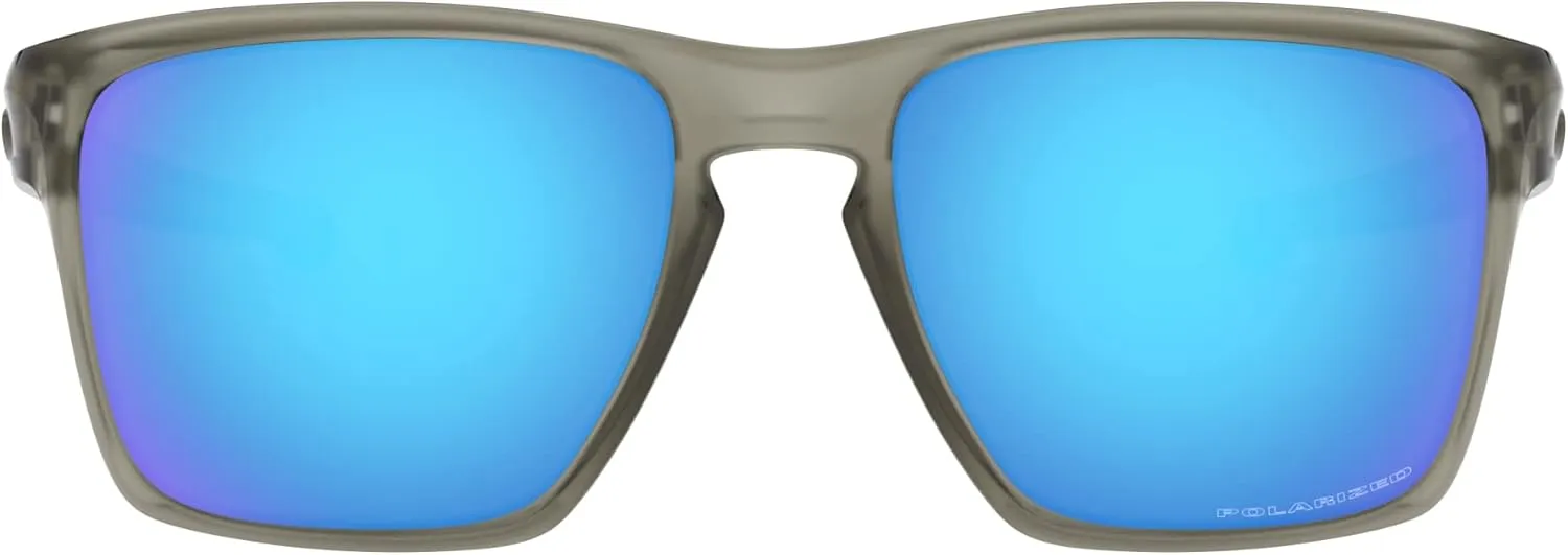 Oakley Man Sunglasses Matte Black Frame, Grey Lenses, 57MM