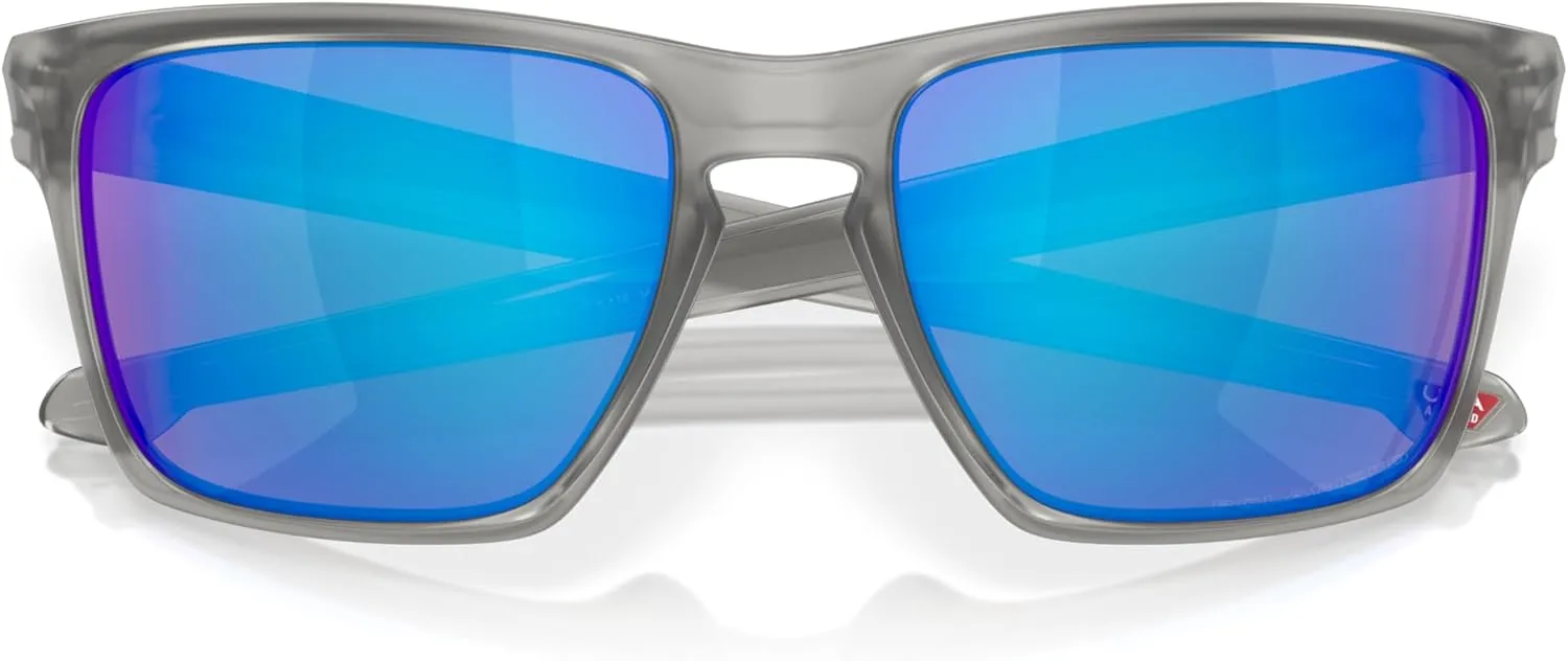 Oakley Man Sunglasses Matte Black Frame, Grey Lenses, 57MM
