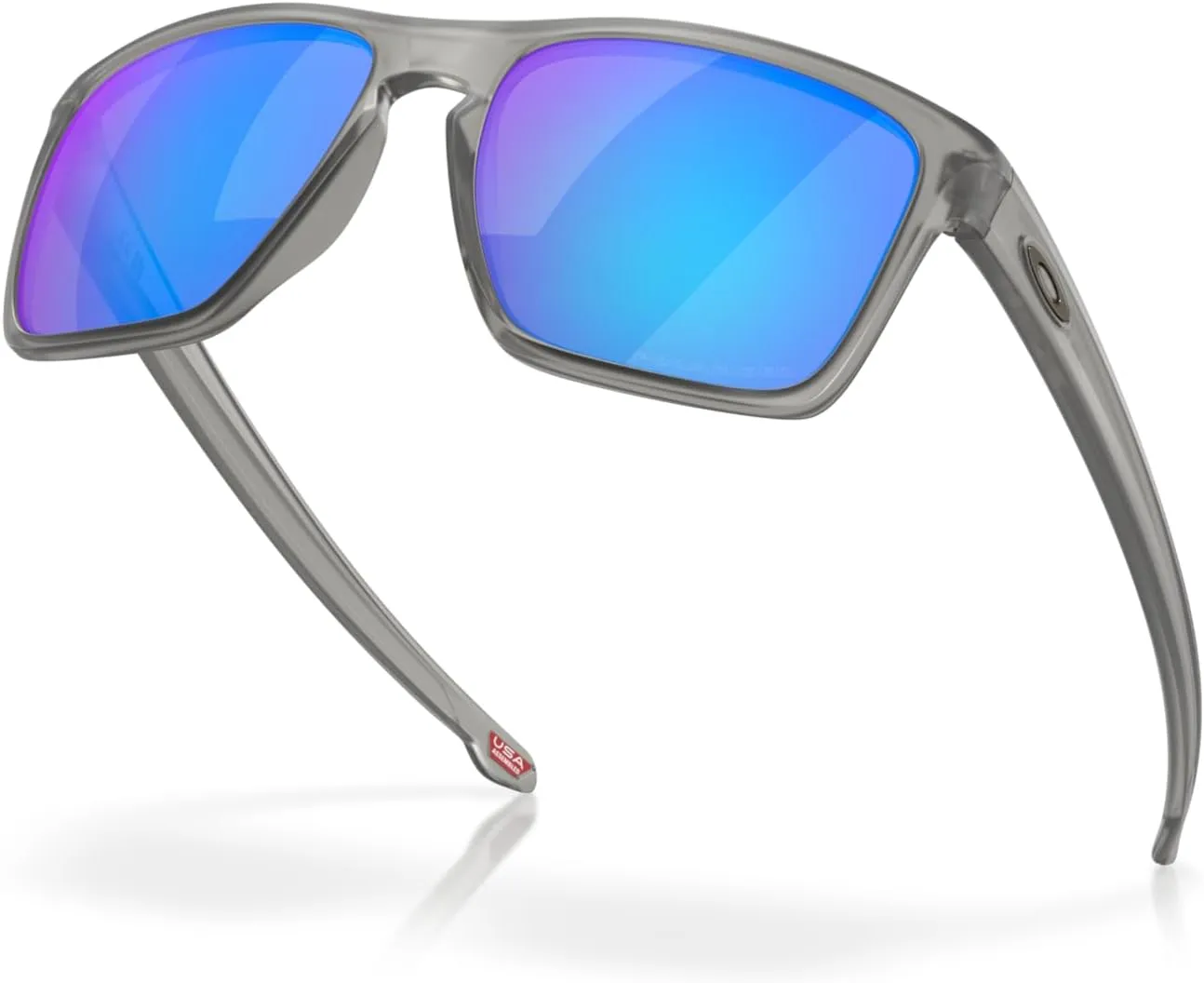 Oakley Man Sunglasses Matte Black Frame, Grey Lenses, 57MM