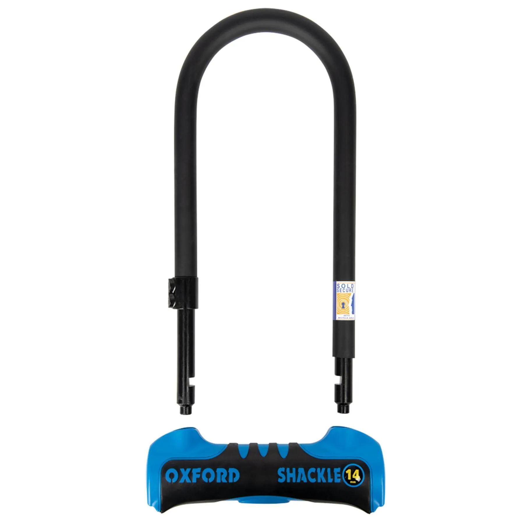 Oxford Shackle 14 U-Lock Sold Secure Gold 320mm