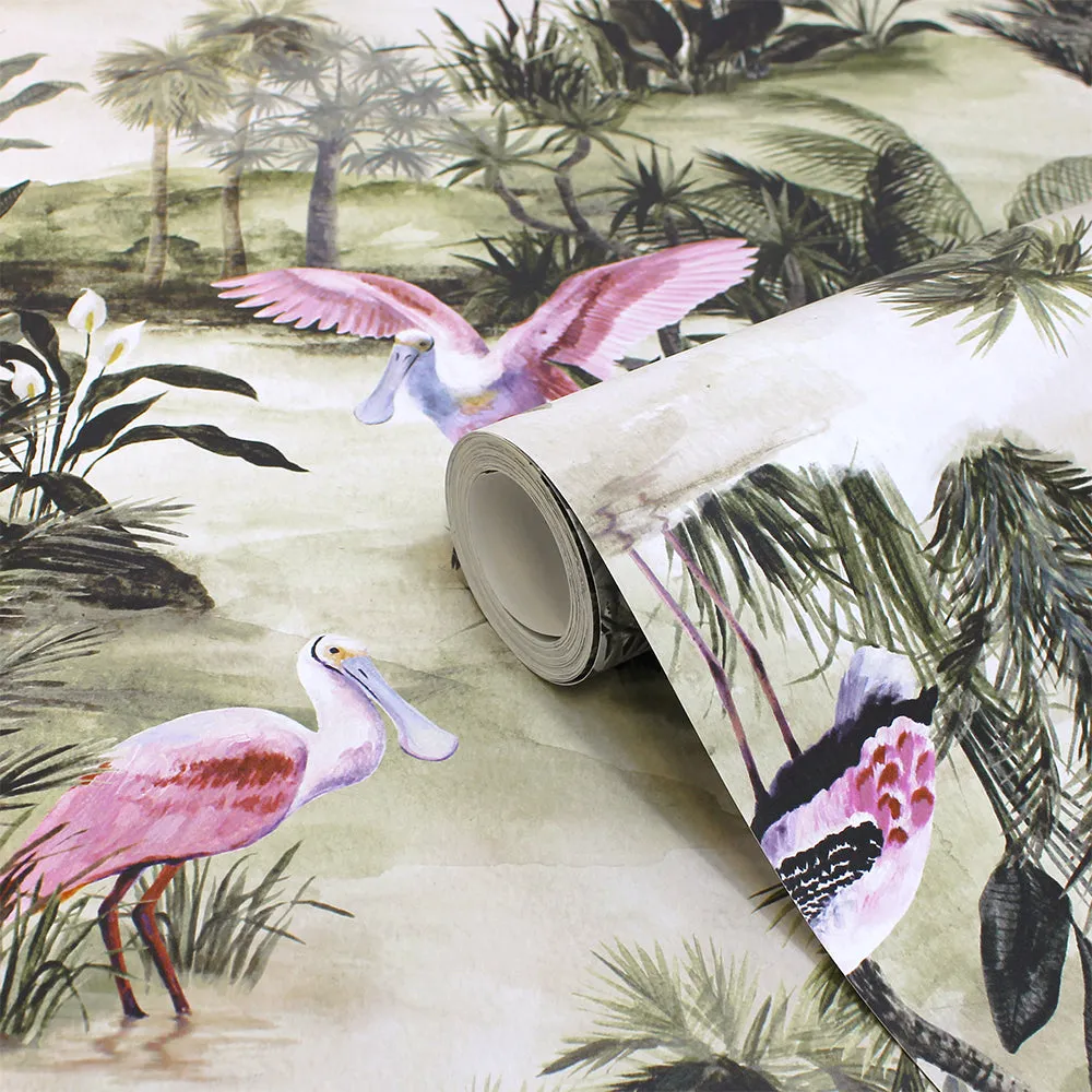 Platalea Wallpaper Natural