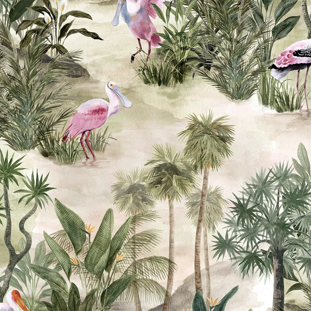 Platalea Wallpaper Natural