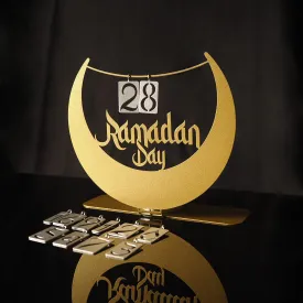 Ramadan Calendar Metal Tabletop Decor - WAMH125