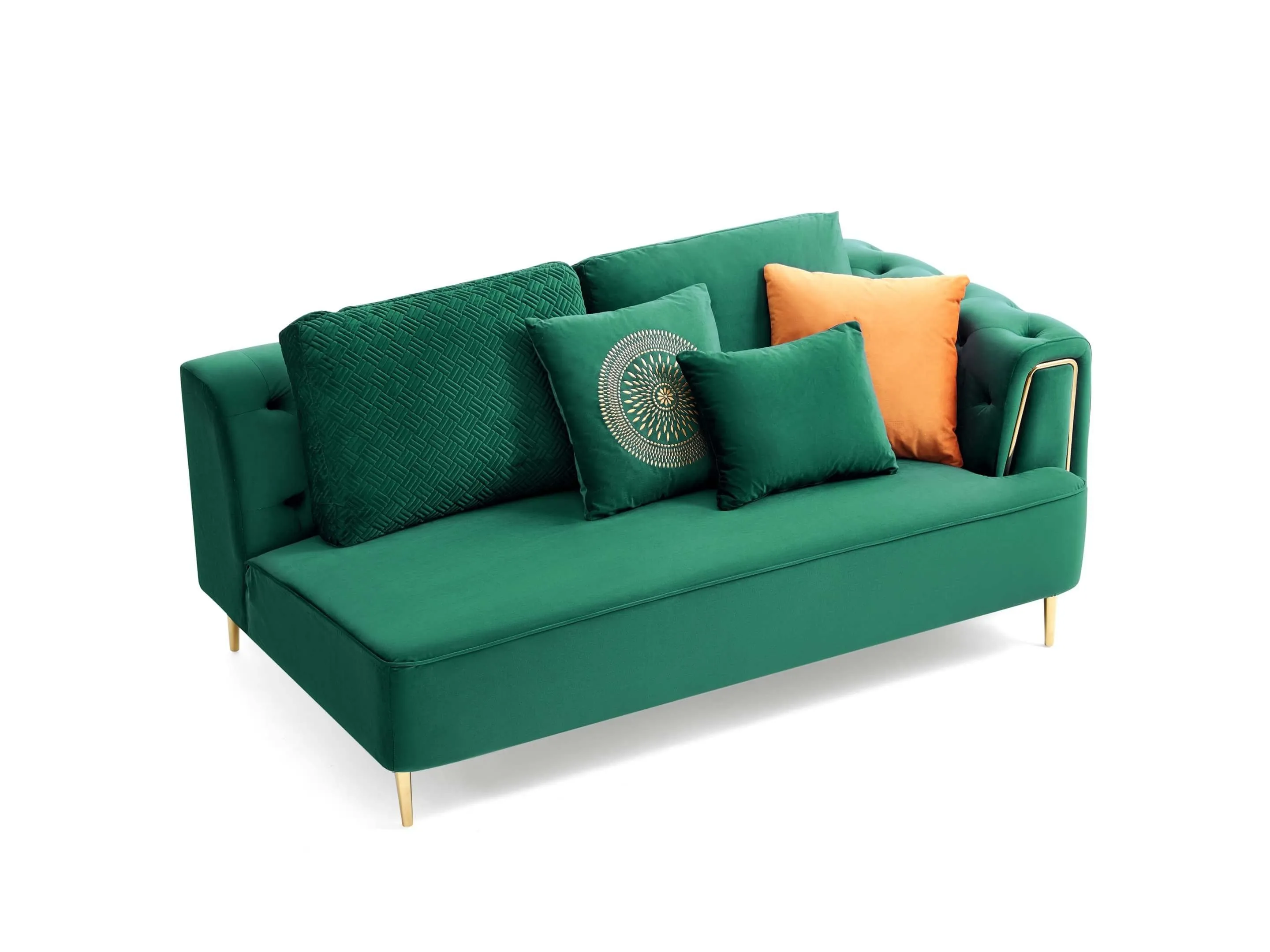 Rubeza Sofia  2 Seater/Corner/2 Seater - Emerald Green