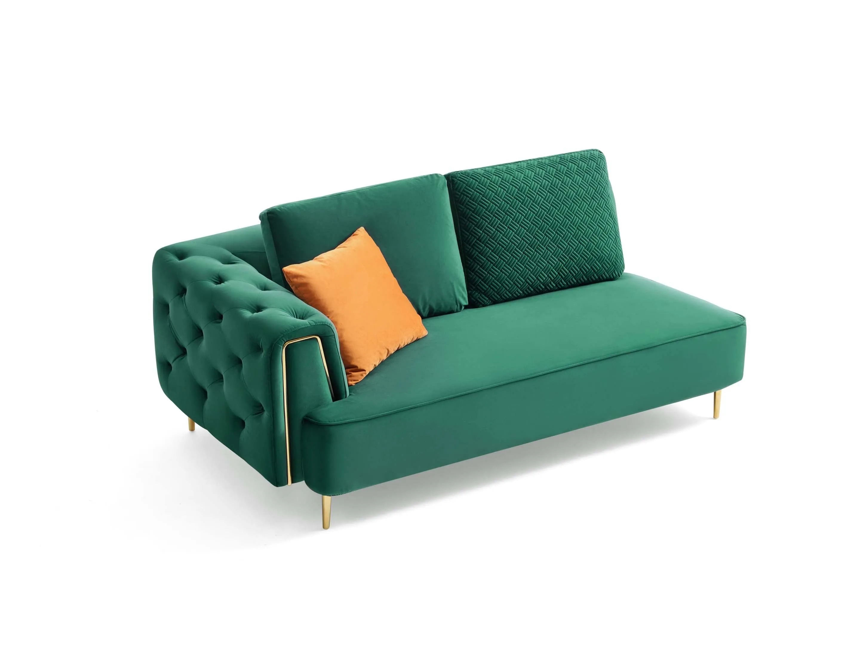 Rubeza Sofia  2 Seater/Corner/2 Seater - Emerald Green