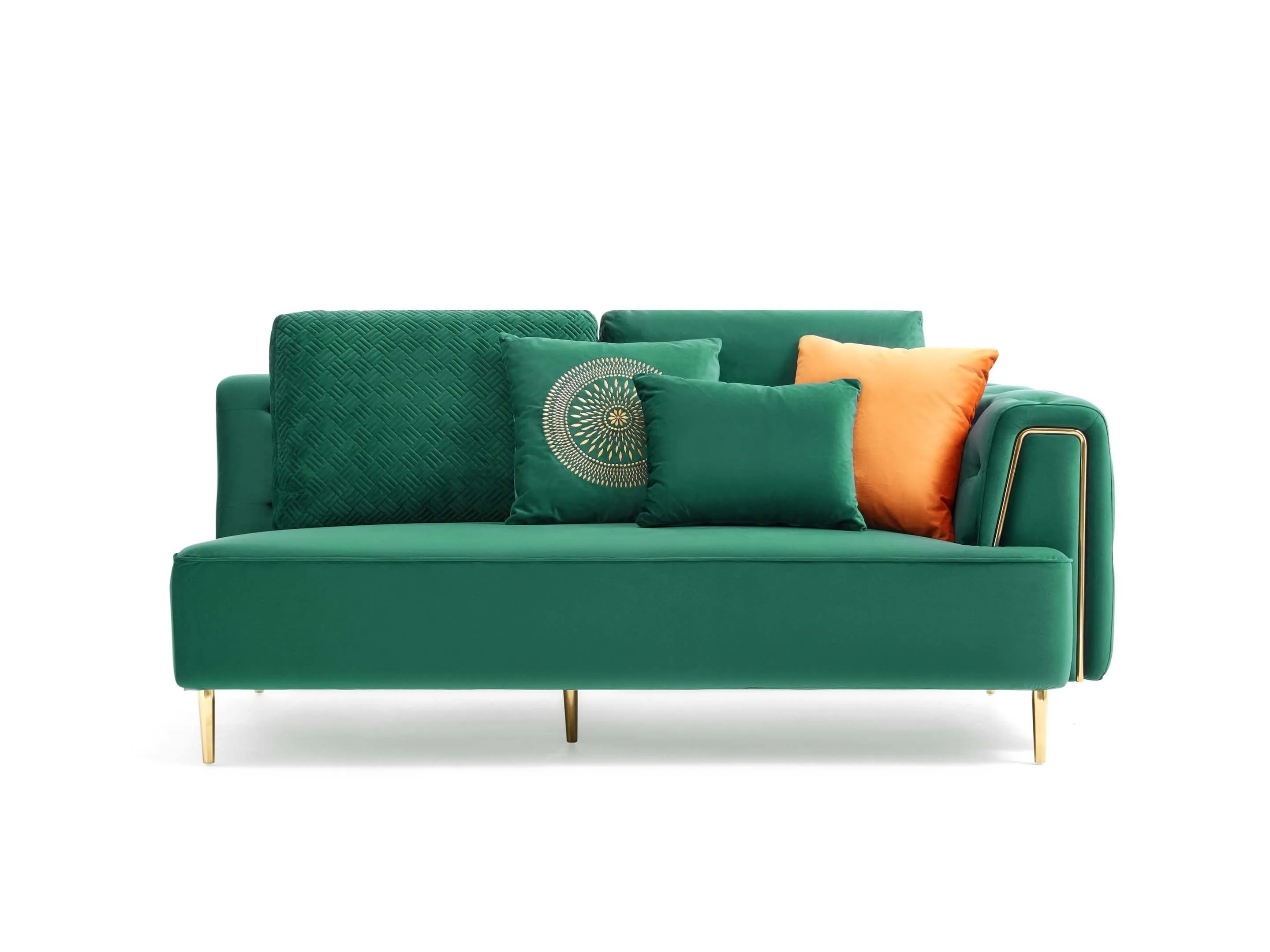 Rubeza Sofia  2 Seater/Corner/2 Seater - Emerald Green