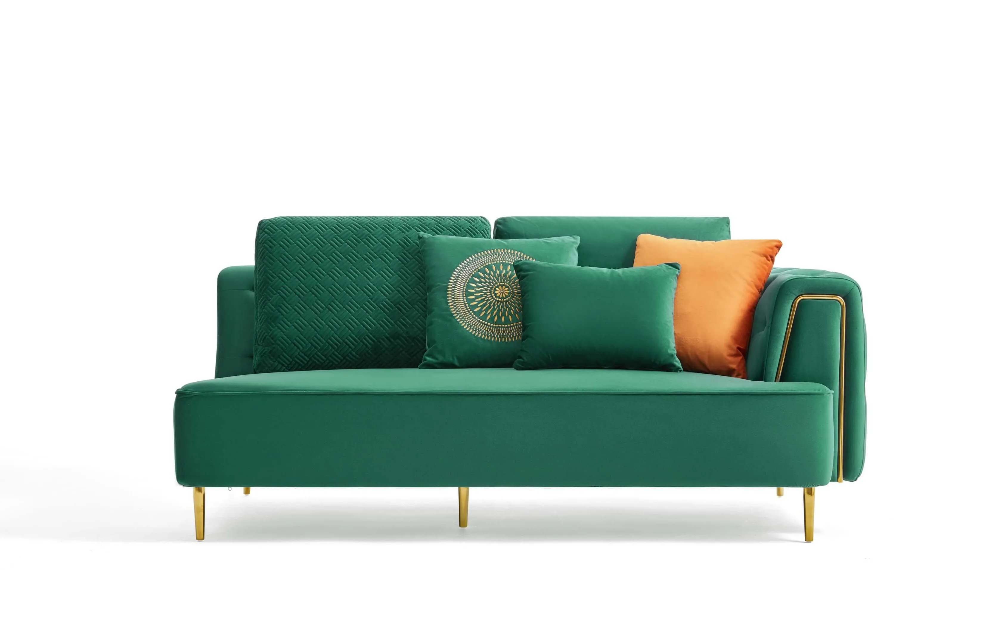 Rubeza Sofia  2 Seater/Corner/2 Seater - Emerald Green