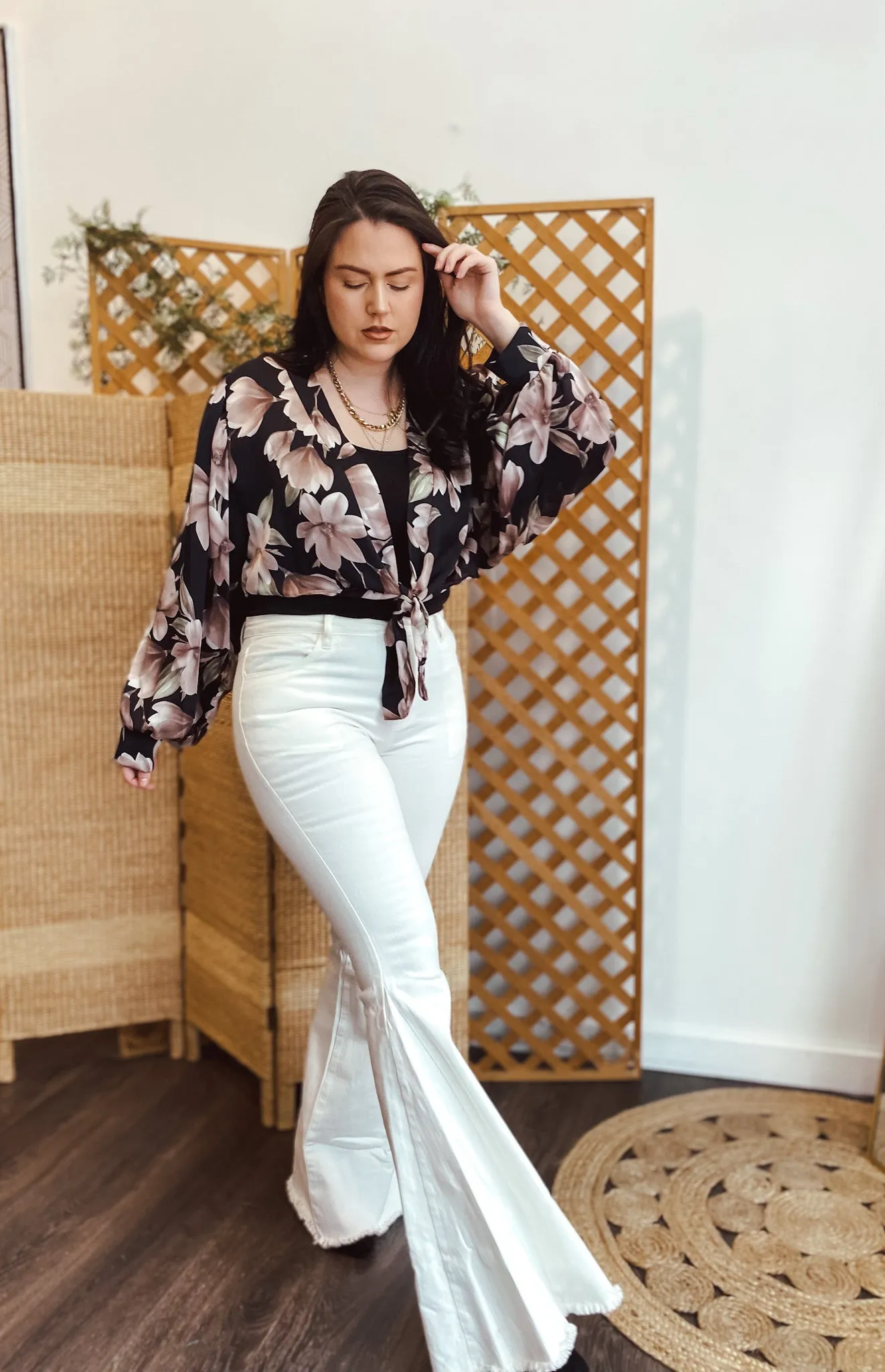 Self Love White Flares