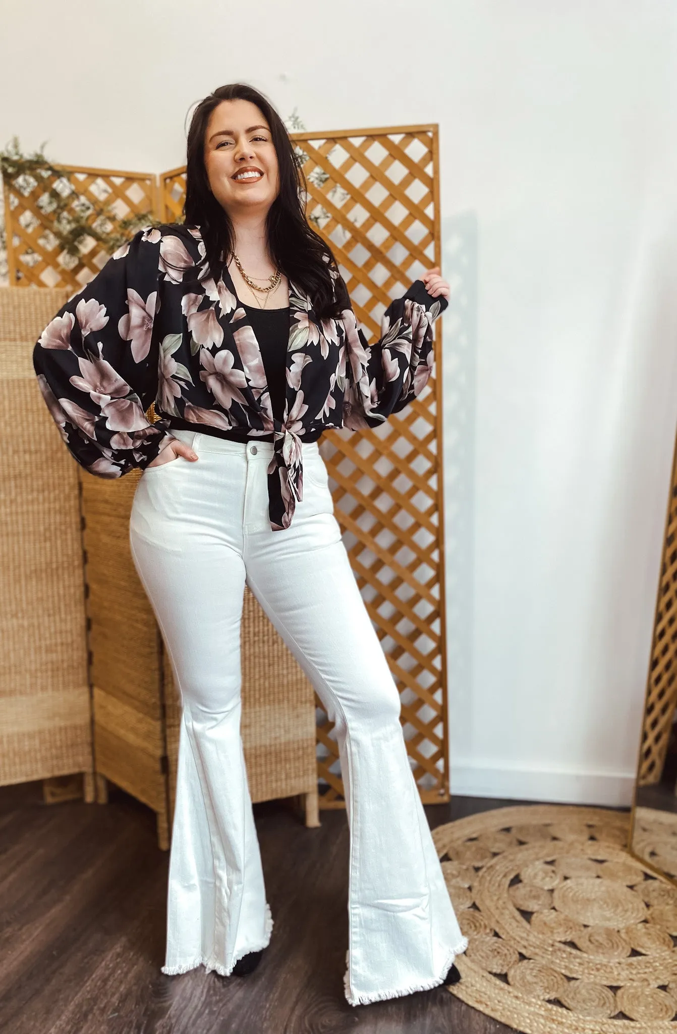 Self Love White Flares