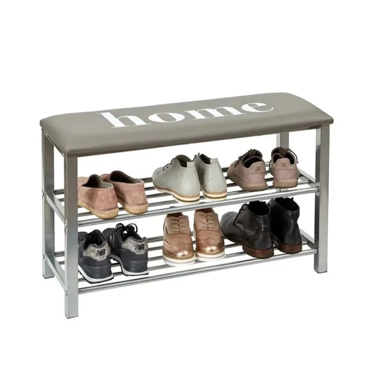Shoe Rack With Cushion "Home" or "Star"