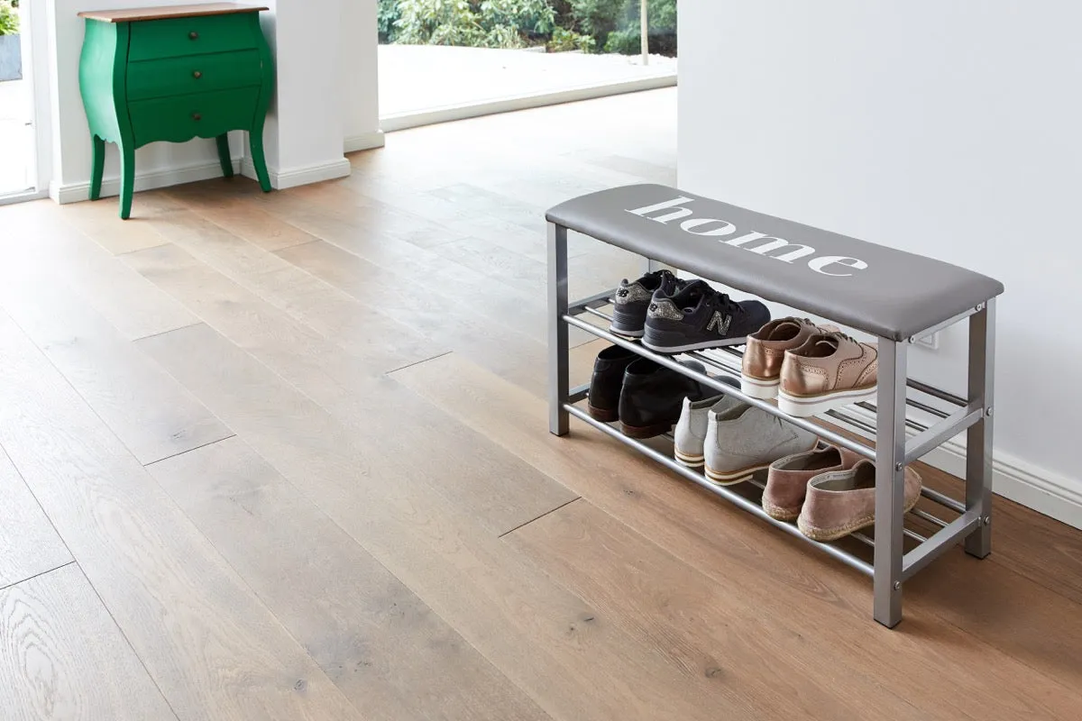 Shoe Rack With Cushion "Home" or "Star"