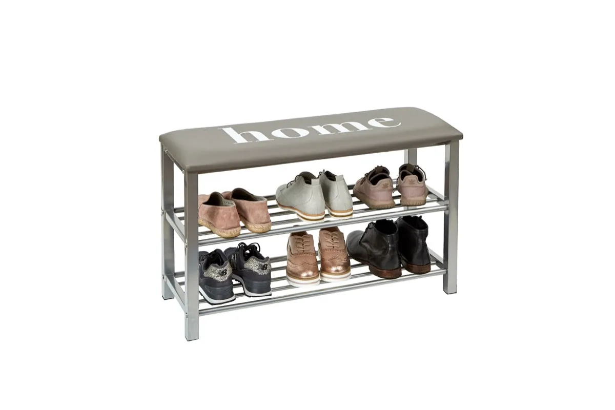 Shoe Rack With Cushion "Home" or "Star"