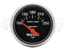 Sport-Comp 2-1/16" Short Sweep Electrical Gauges Fuel Level (73 ? Empty/10 ? Full)