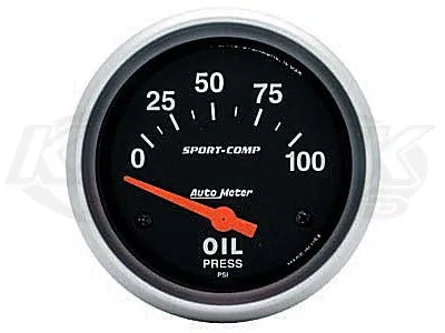 Sport-Comp 2-5/8" Short Sweep Electrical Gauges Fuel Level (16 ? Empty/158 ? Full)