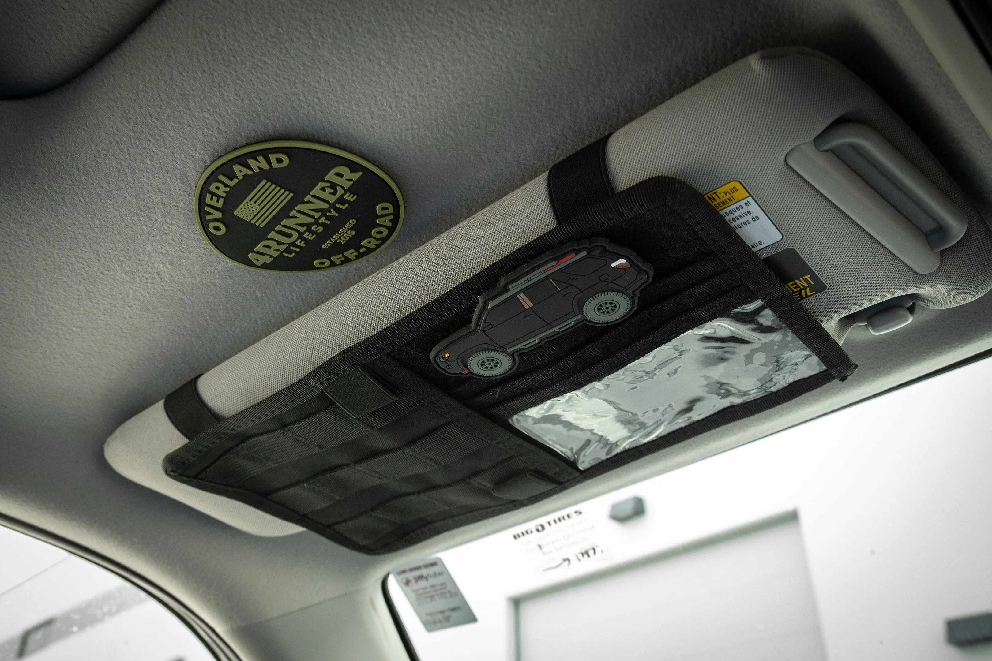Sun Visor Molle Panel