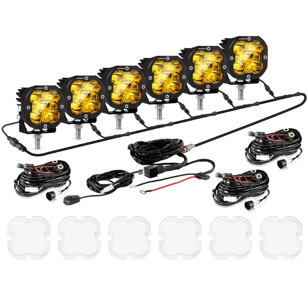 XP-ULTRA Series 3 Inch 80W 9600LM LED Pods Lights White&Amber